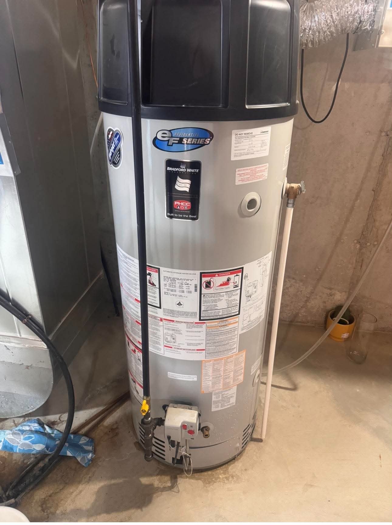 Water heater installation