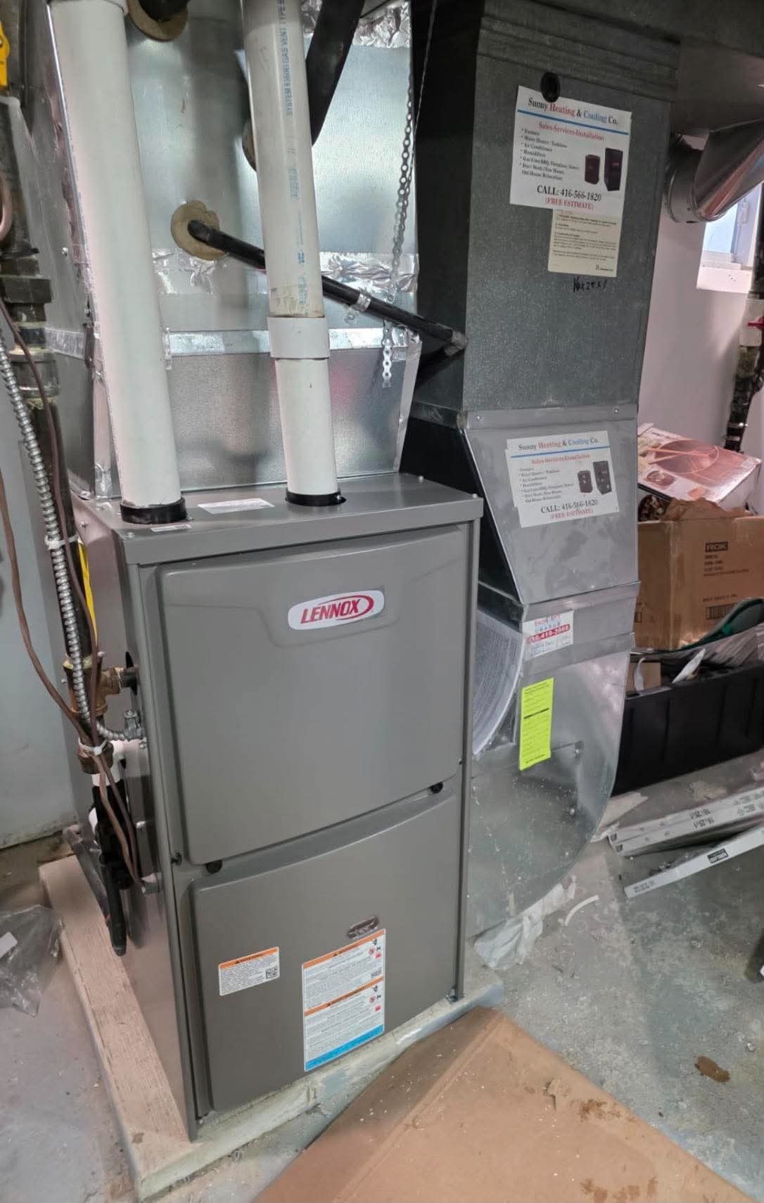 Furnace installation