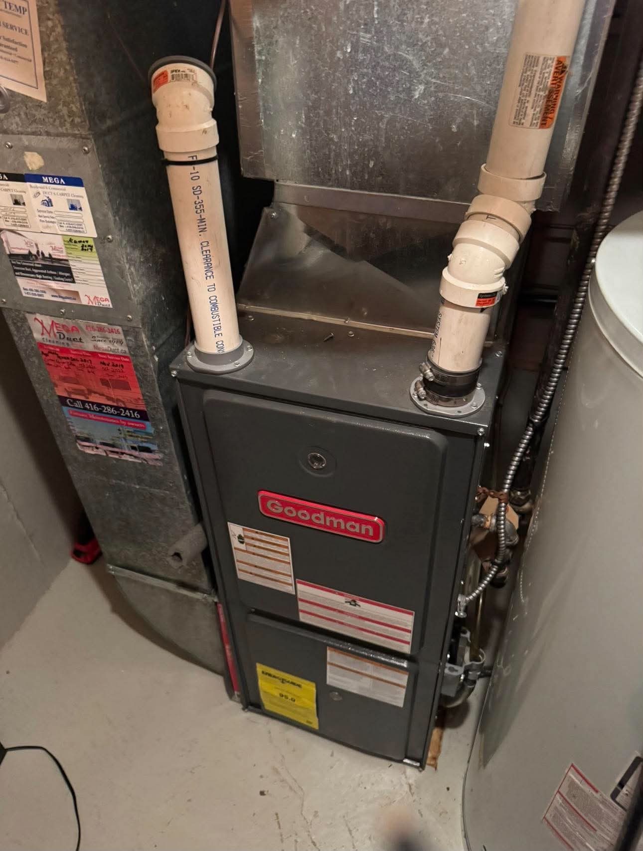 Furnace installation