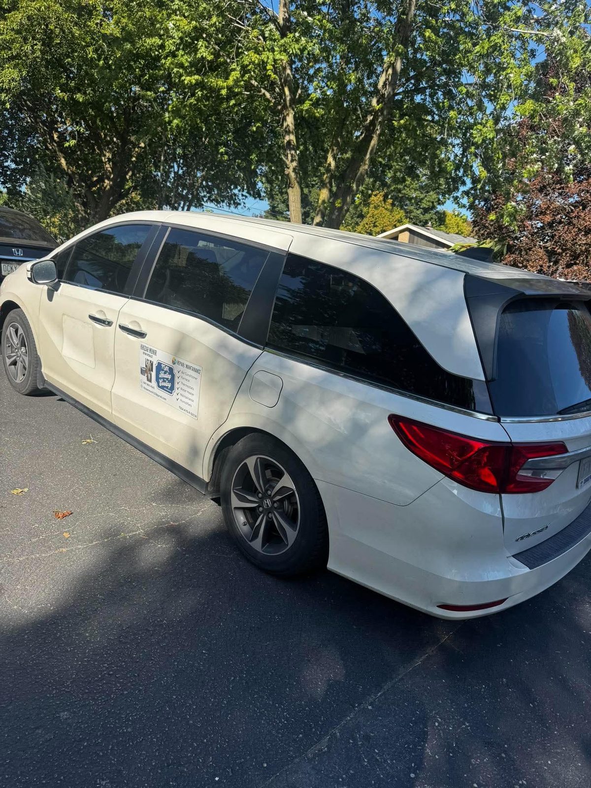 Peak Heating and Cooling service van